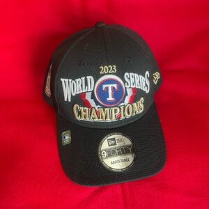 2023 Texas Rangers World Series Champions. NWOT.Adjustable band. One size.